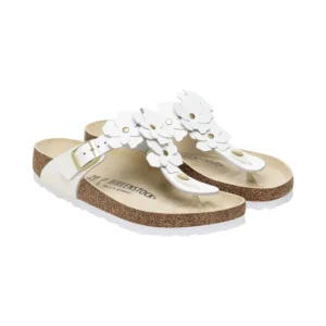 Birkenstock Gizeh Flowers 1026686 White