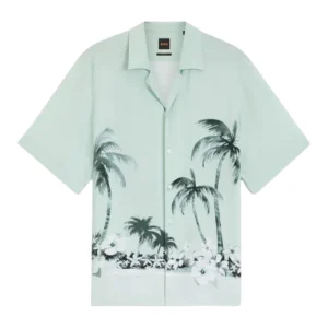 Hugo Boss Camicia Rayer 50559632 10277647 01 446 Turquoise Aqua