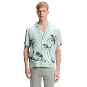 Hugo Boss Camicia Rayer 50559632 10277647 01 446 Turquoise Aqua