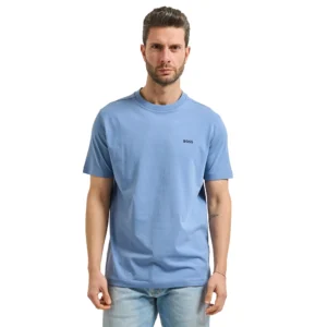 Hugo Boss T shirt 50506373 10256064 01 459 Light Pastel Blue