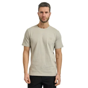Hugo Boss T shirt Tales 50508584 10242631 02 070 Open Grey