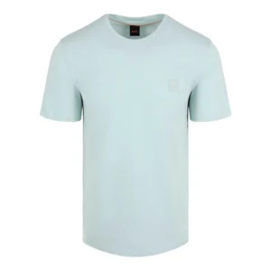 Hugo Boss T shirt Tales 50508584 10242631 02 446 Turquoise Aqua