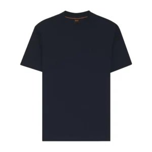 Hugo Boss T shirt Te Interlock 50554790 10262456 01 404 Dark Blue