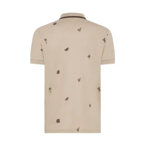 SUN68 Polo uomo full Embroidery A36126 98 Stone