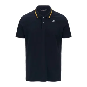 K-Way Uomo Polo Jud Pique K1125DW K89 Blue Depht
