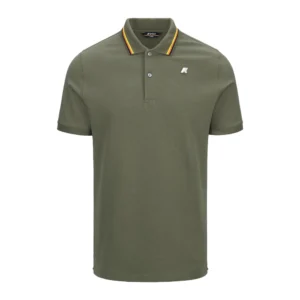 K-Way Uomo Polo Jud Pique K1125DW V15 Green Lichen