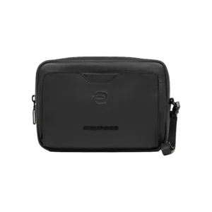 Piquadro Pochette 2 comparti in pelle tracolla removibile AC6913S142N Nero