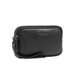 Piquadro Pochette uomo in pelle a due scomparti AC4221MOSN Nero