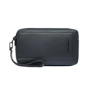 Piquadro Pochette uomo in pelle a due scomparti AC4221S138N Nero