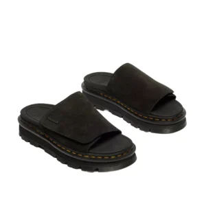 Dr Martens Zebzag Slide Black Eh Suede 42409001