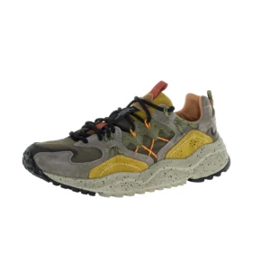 Flower Mountain sneakers Yamabushi Man 0012019509034D96 Mud Dark Brown Acid