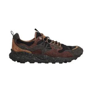 Flower Mountain sneakers uomo Yamano 3 Man 0012017816011A16 Dark Grey Black Dark Brown