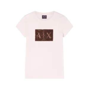 Armani Exchange t shirt donna 8NYTDL YJ73Z U4104 Salt Rose