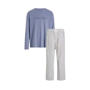 Calvin Klein Set pigiama maniche lunghe 000NM2500E-ICE