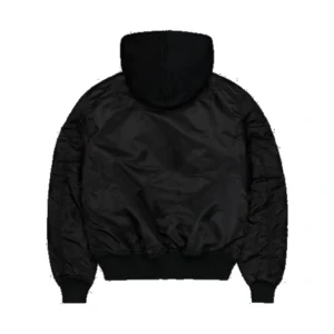 Alpha Industries Giacca MA1 D Tec Sleeve Embroidery 133104 515 Black