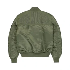Alpha Industries Giacca MA1 VF EMB Back 268114 01 Sage Green