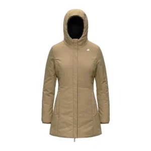 K-Way Denise ST Warm Double giacca donna K6128UW DBN Black Pure Beige Khaki