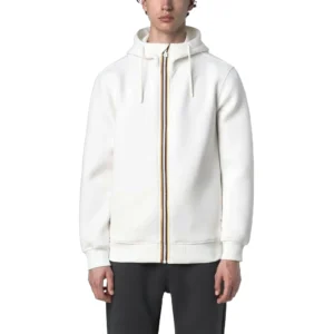 K-Way Felpa Rainer Spacer K2141DW 490 White Natural