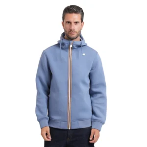 K-Way Felpa Rainer Spacer K2141DW XVJ Blue Wild
