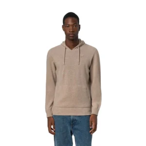 K-Way Maglioncino con cappuccio Arzel Fleece Stitch K2145SW 653 Beige Plaza