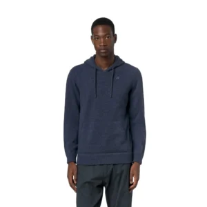 K-Way Maglioncino con cappuccio Arzel Fleece Stitch K2145SW WPV Blue Dusty