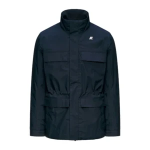 K-Way Manuene Warm Micro Canvas K4157EW K89 Blue Depht