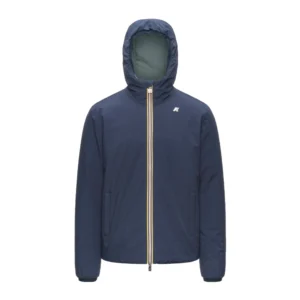 K-Way giacca corta uomo Jack St Warm Double K6128VW D08 Blue Depht Green Balsam