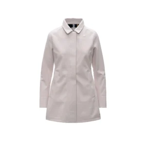 K-Way giaccone donna Mathy Bonded K2148BW B2A Beige Cashmere Blue Depht