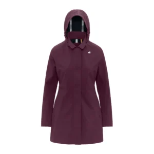 K-Way giaccone donna Mathy Bonded K2148BW D0R Violet Mauve Wine