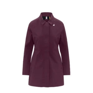 K-Way giaccone donna Mathy Bonded K2148BW D0R Violet Mauve Wine
