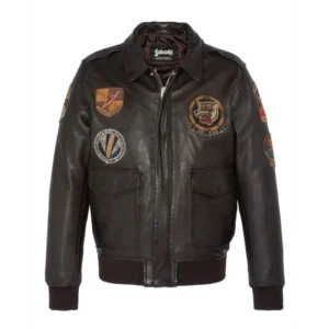 Schott PILOT JACKET LCFLIGHTWX23 Brown