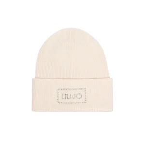 Liu Jo Cappello con logo straass 2F6022MA38S 00192 Burro