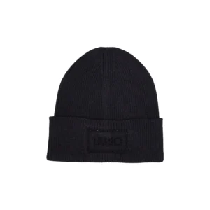 Liu Jo Cappello con logo straass 2F6022MA38S 22222 Nero