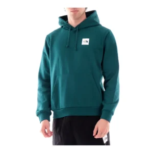 The North Face Felpa con cappuccio Box Half Dome NF0A8JAXN4J1 Pacific Teal