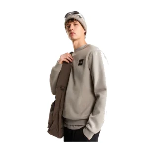 The North Face Box Half Dome felpa uomo Stone Slab NF0A8JAY2MB1