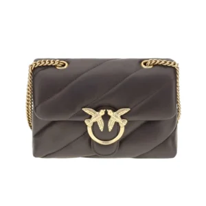 Pinko Bag Love Puff Mini Cl Sheep Nappa 100039 A0F2 M12Q Marrone Marasca