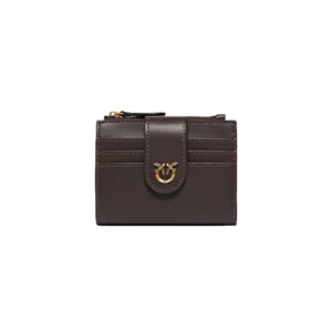 Pinko Portacarte Wallet Vitello Seta 103610A0F1M12Q Marrone Marasca