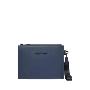 Piquadro Pochette in tessuto gommato resistente all'acqua AC6833C2OWBLU Blu
