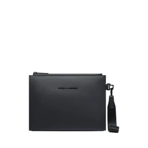Piquadro Pochette in tessuto gommato resistente all'acqua AC6833C2OWN Nero