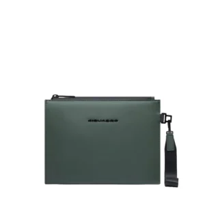 Piquadro Pochette in tessuto gommato resistente all'acqua AC6833C2OWVE Verde