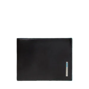 Piquadro Portafogli uomo in pelle con portamonete PU257B2RN Nero