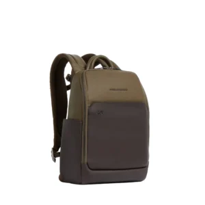 Piquadro Zaino in pelle porta PC 13 CA7167B3VETM Verde Testa di moro