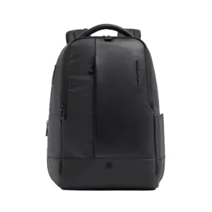 Piquadro Zaino porta PC 14 in pelle e tessuto CA7188W145N Nero