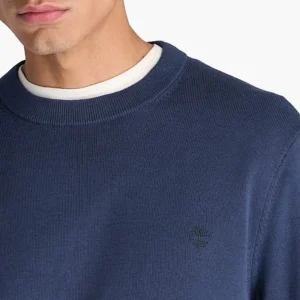 Timberland Maglione Williams River Cotton Crew Neck TBC0YHAZ4331 Dark Sapphire