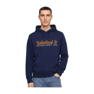 Timberland Felpa con cappuccio Established 1973 embroidered Logo BB Hoodie Naval Academy TBC0YHB6AIH1